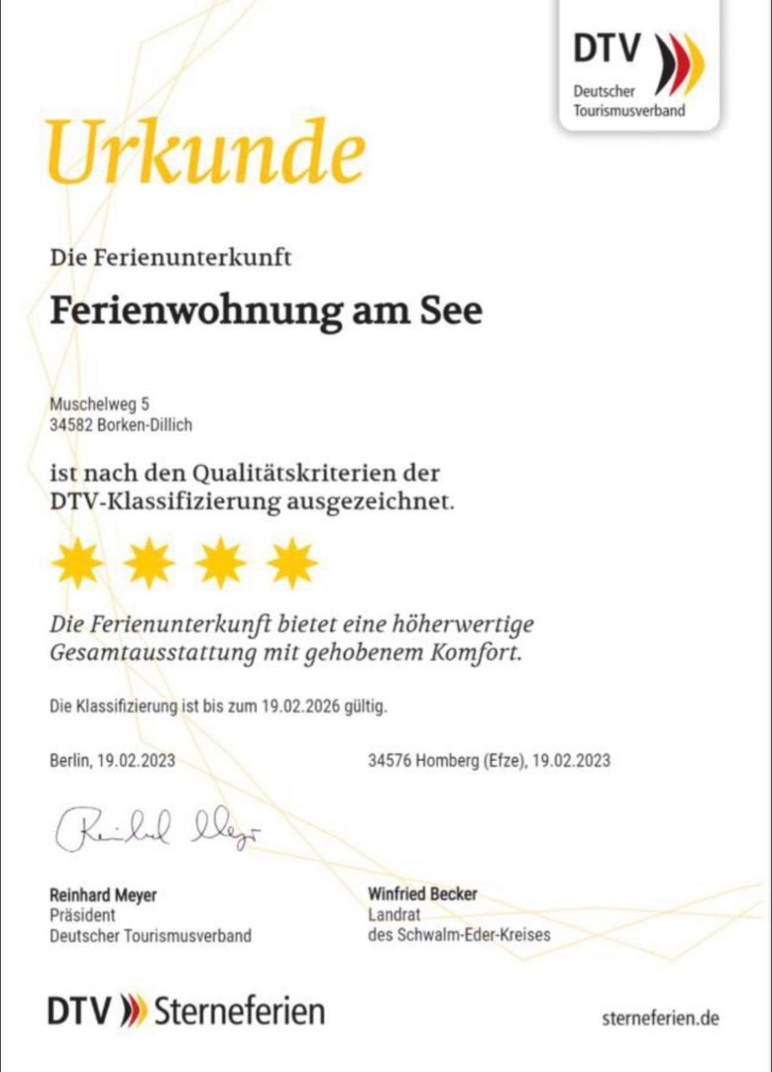 Ferienwohnung Am See Dillich - Eigener Garten - Ruhige Lage - Natur Vor Der Haustuer Borken  Zewnętrze zdjęcie